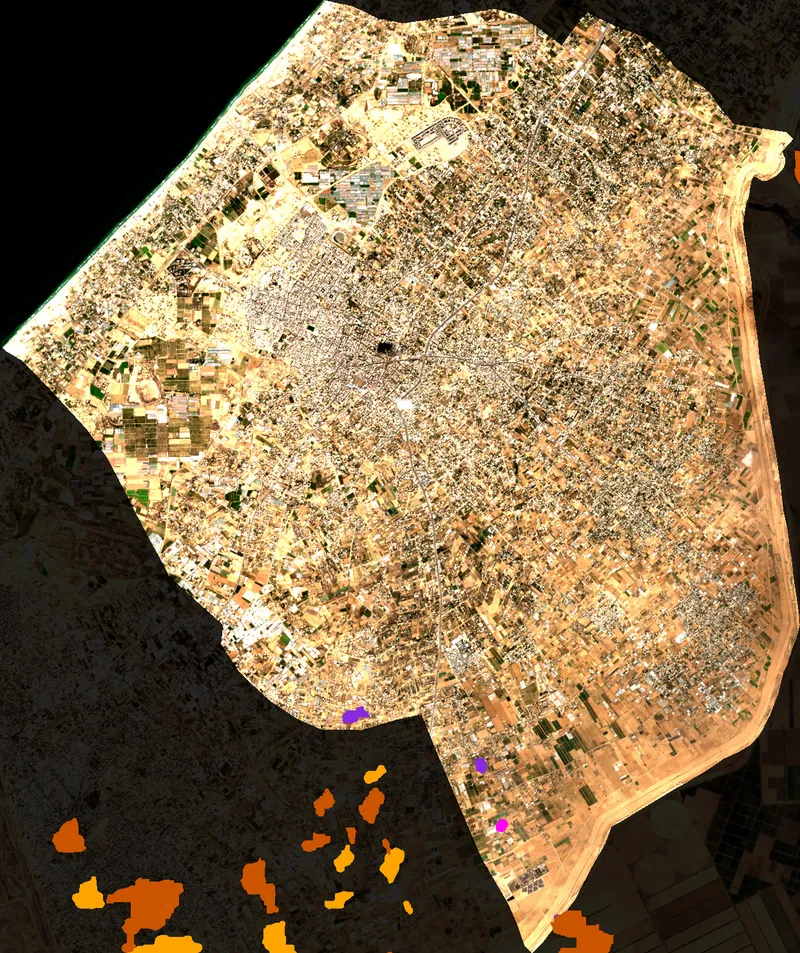 Cloud & Shadow Coverage Overlay - Khan Younis