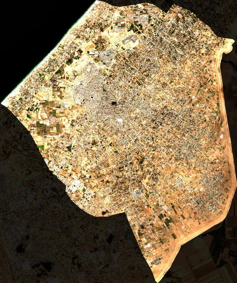 Faded True Color Image - Khan Younis