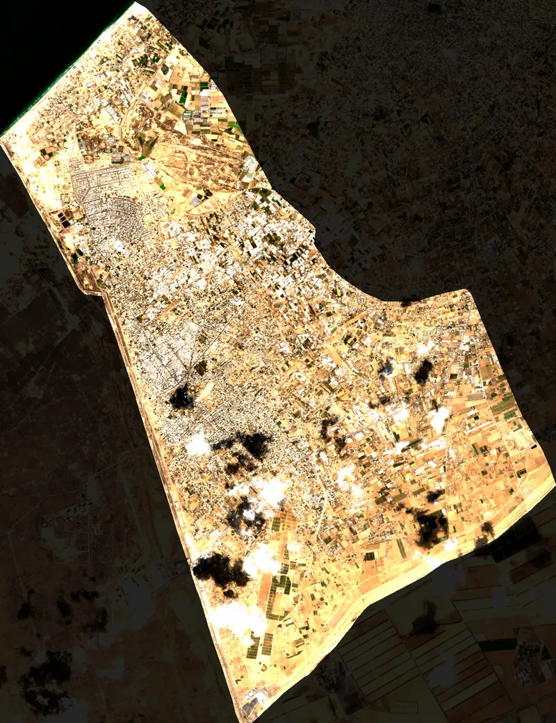 Faded True Color Image - Rafah