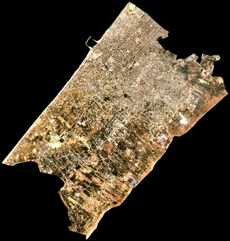 True Color Image - Gaza City