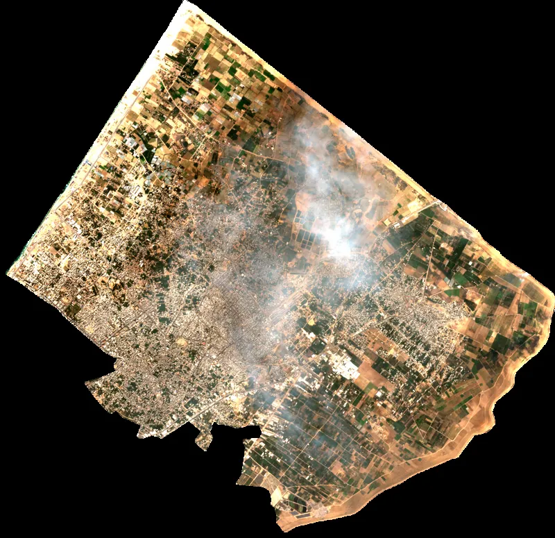 True Color Image - North Gaza