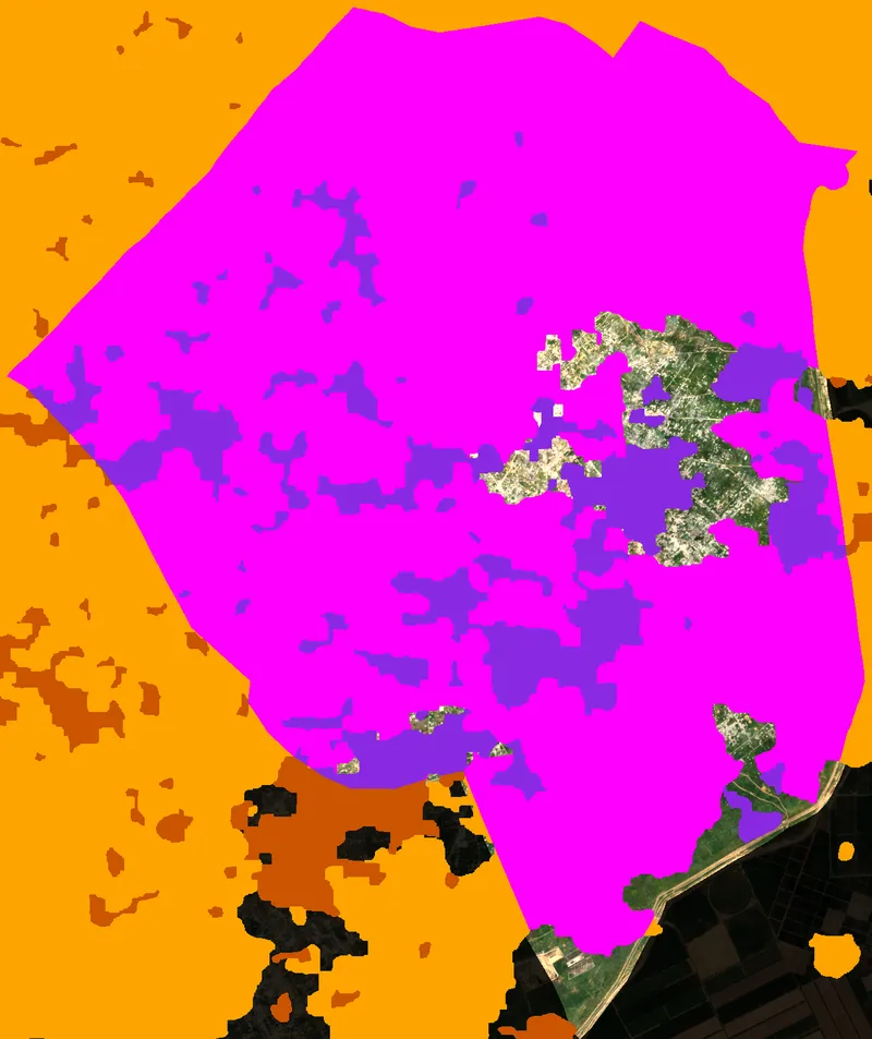 Cloud & Shadow Coverage Overlay - Khan Younis