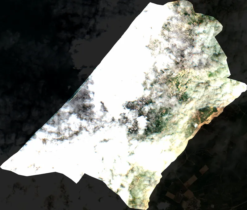 Faded True Color Image - Deir al Balah