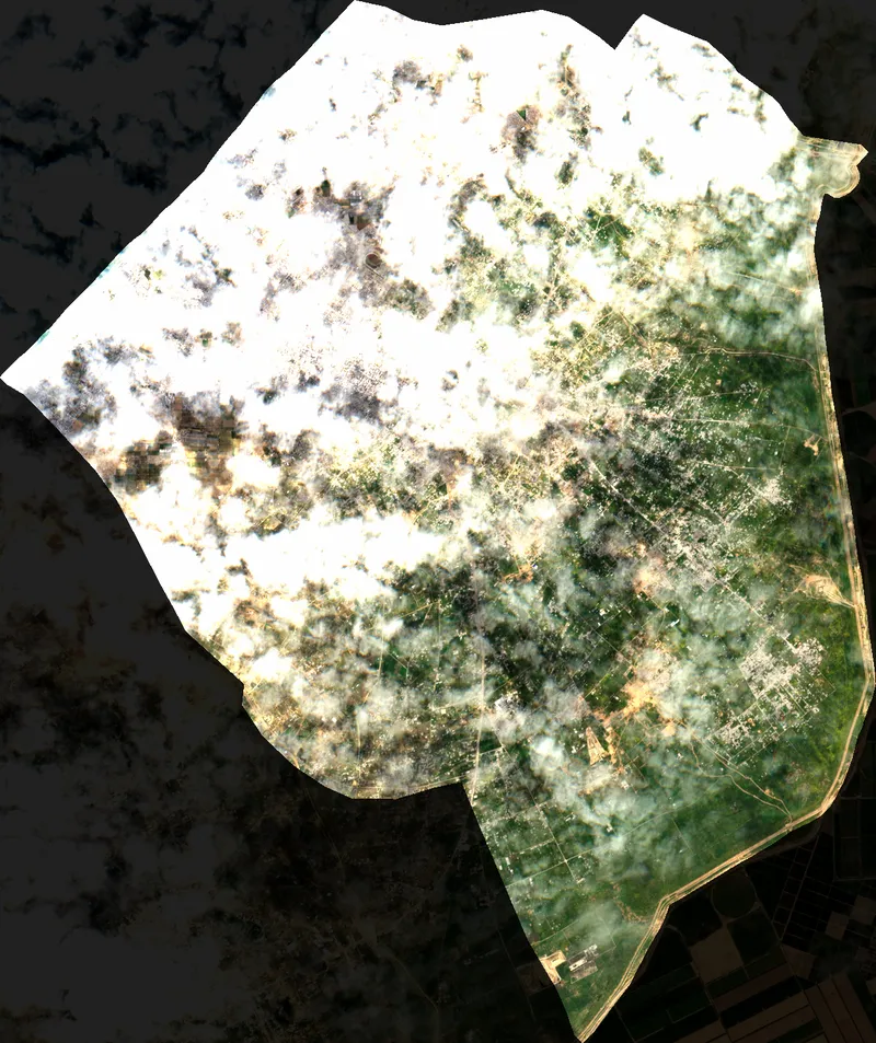 Faded True Color Image - Khan Younis