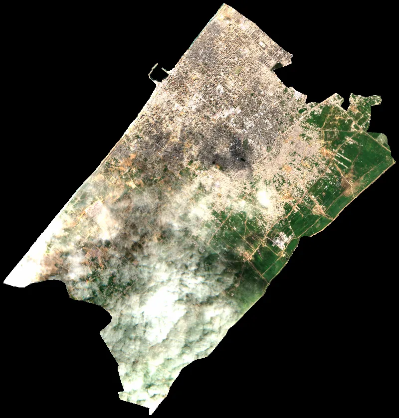 True Color Image - Gaza City