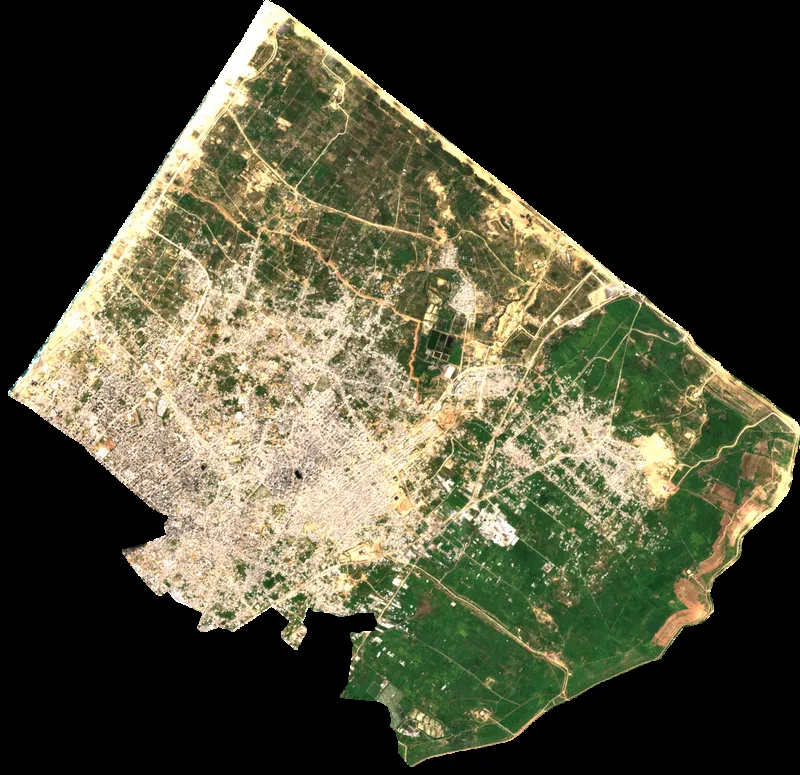 True Color Image - North Gaza