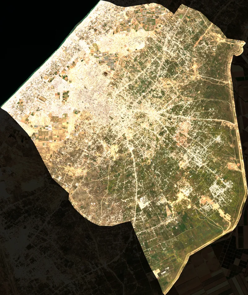 Cloud & Shadow Coverage Overlay - Khan Younis