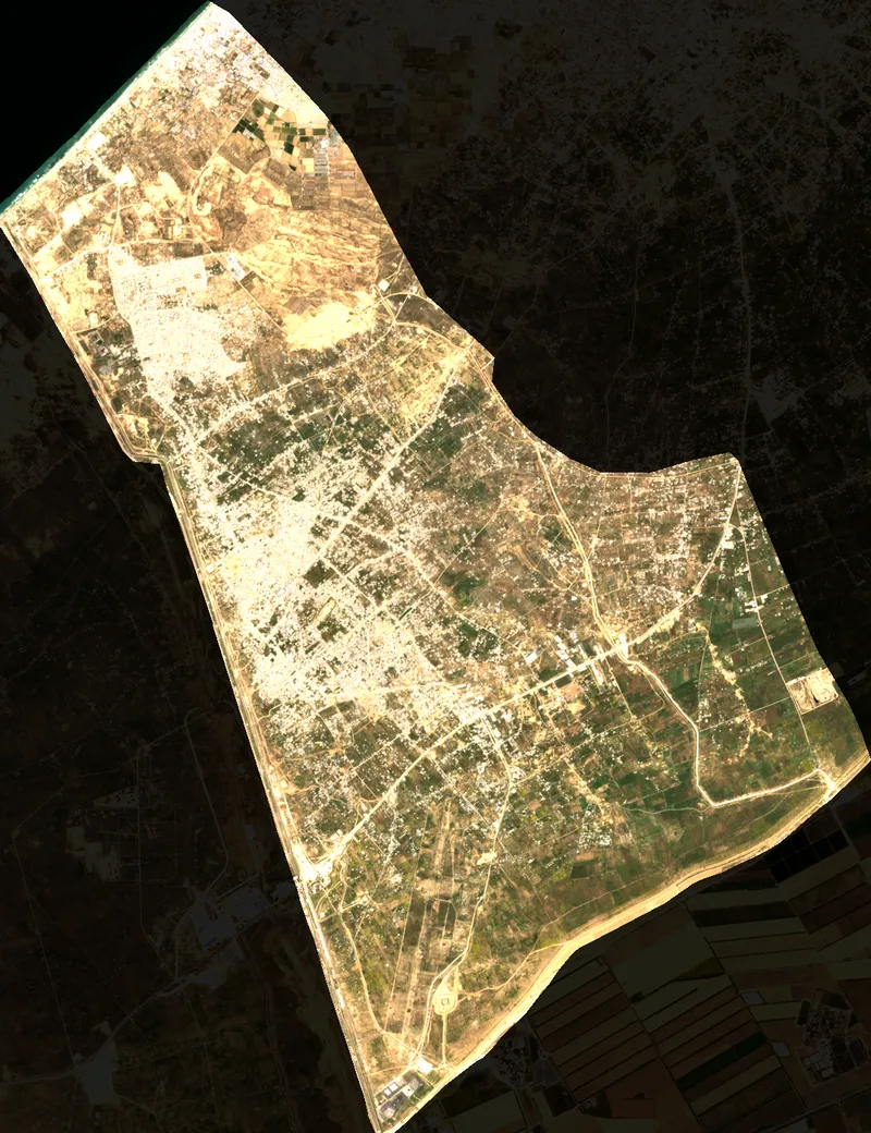 Cloud & Shadow Coverage Overlay - Rafah