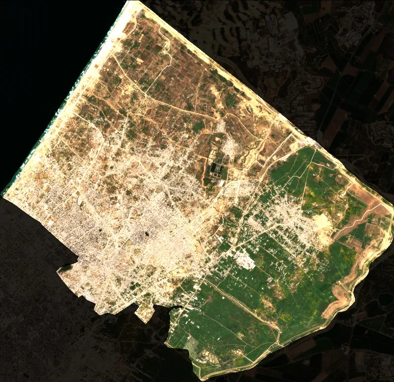 Cloud & Shadow Coverage Overlay - North Gaza