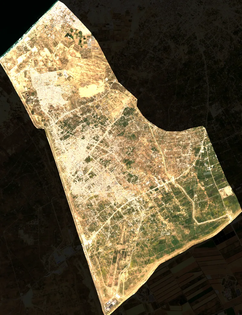 Faded True Color Image - Rafah