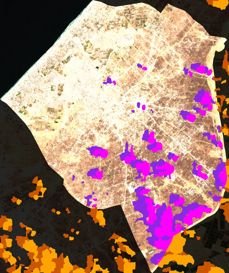 Cloud & Shadow Coverage Overlay - Khan Younis