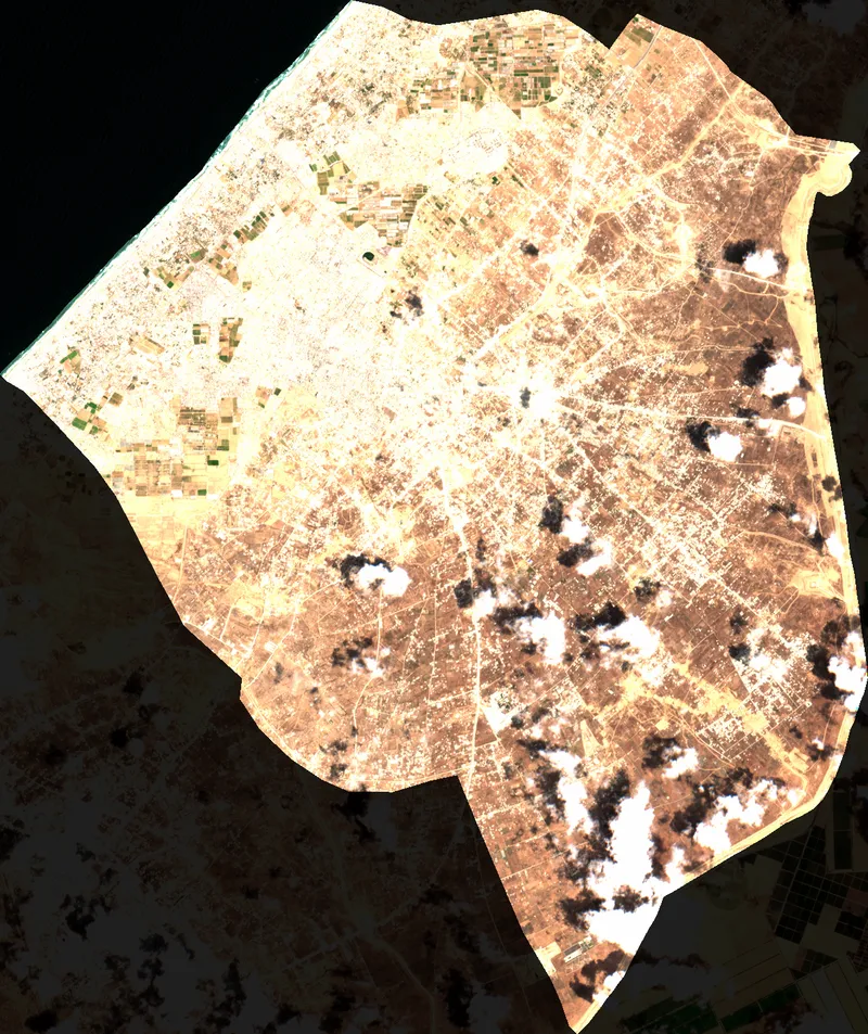 Faded True Color Image - Khan Younis