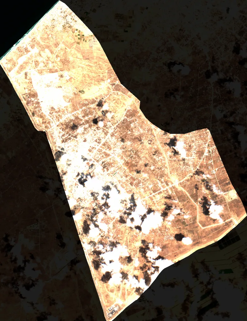Faded True Color Image - Rafah