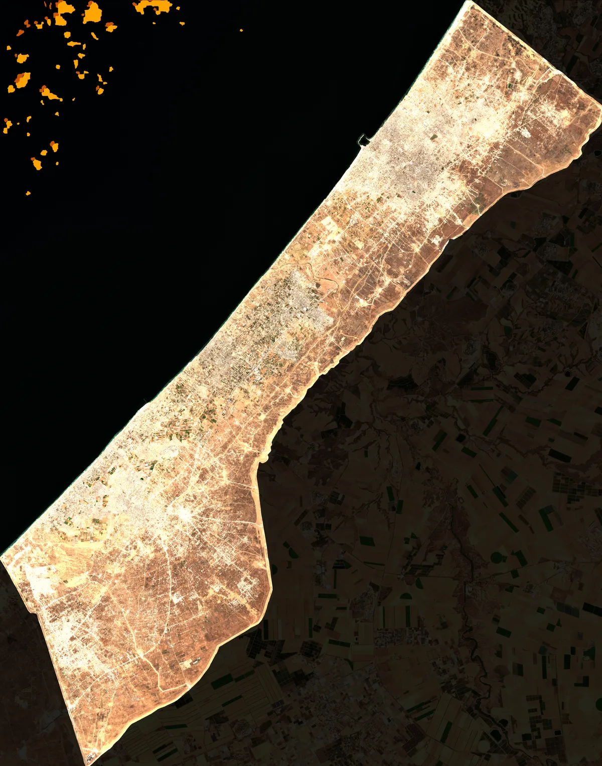 Cloud & Shadow Coverage Overlay - Gaza