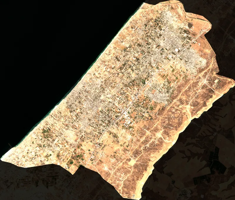 Cloud & Shadow Coverage Overlay - Deir al Balah