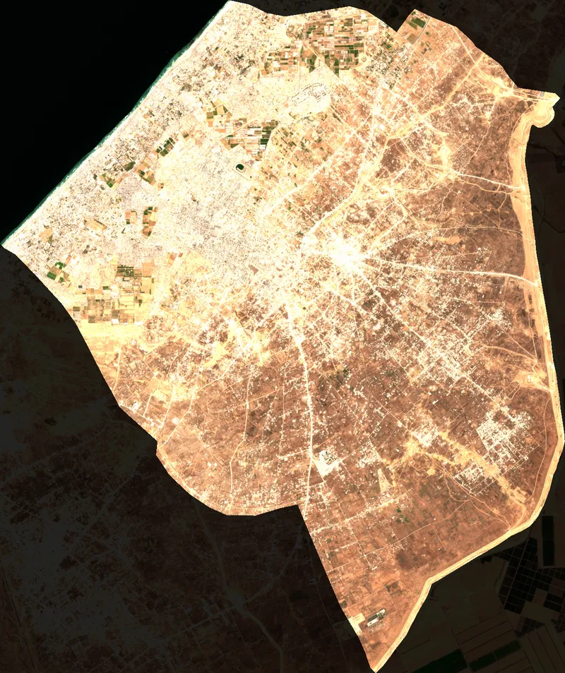 Cloud & Shadow Coverage Overlay - Khan Younis