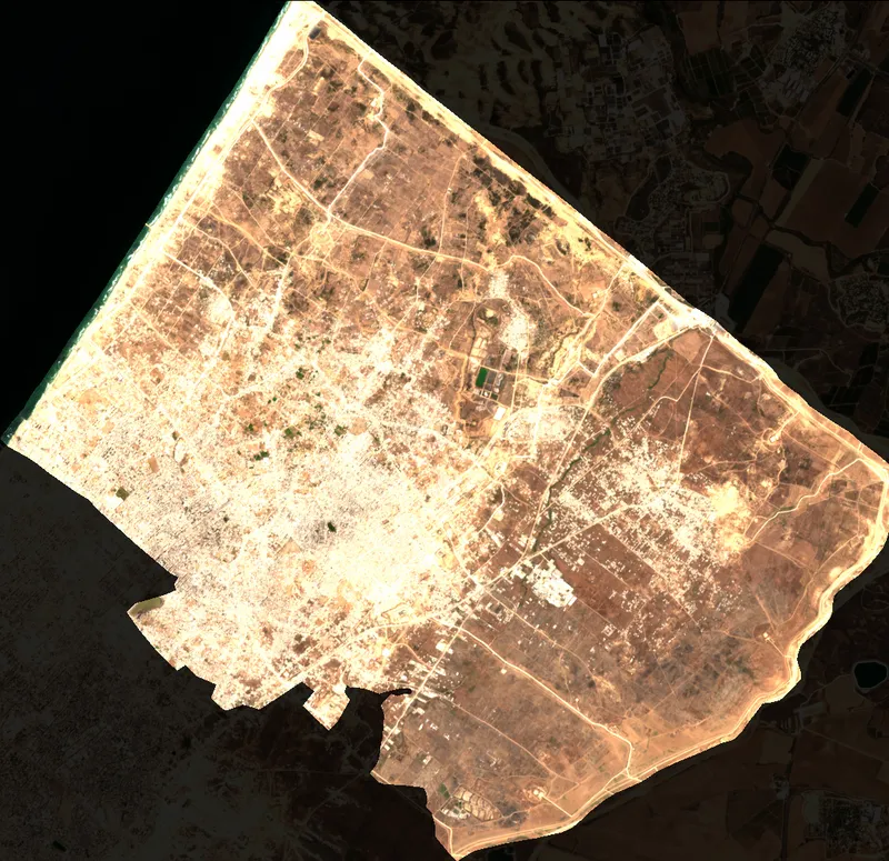 Cloud & Shadow Coverage Overlay - North Gaza