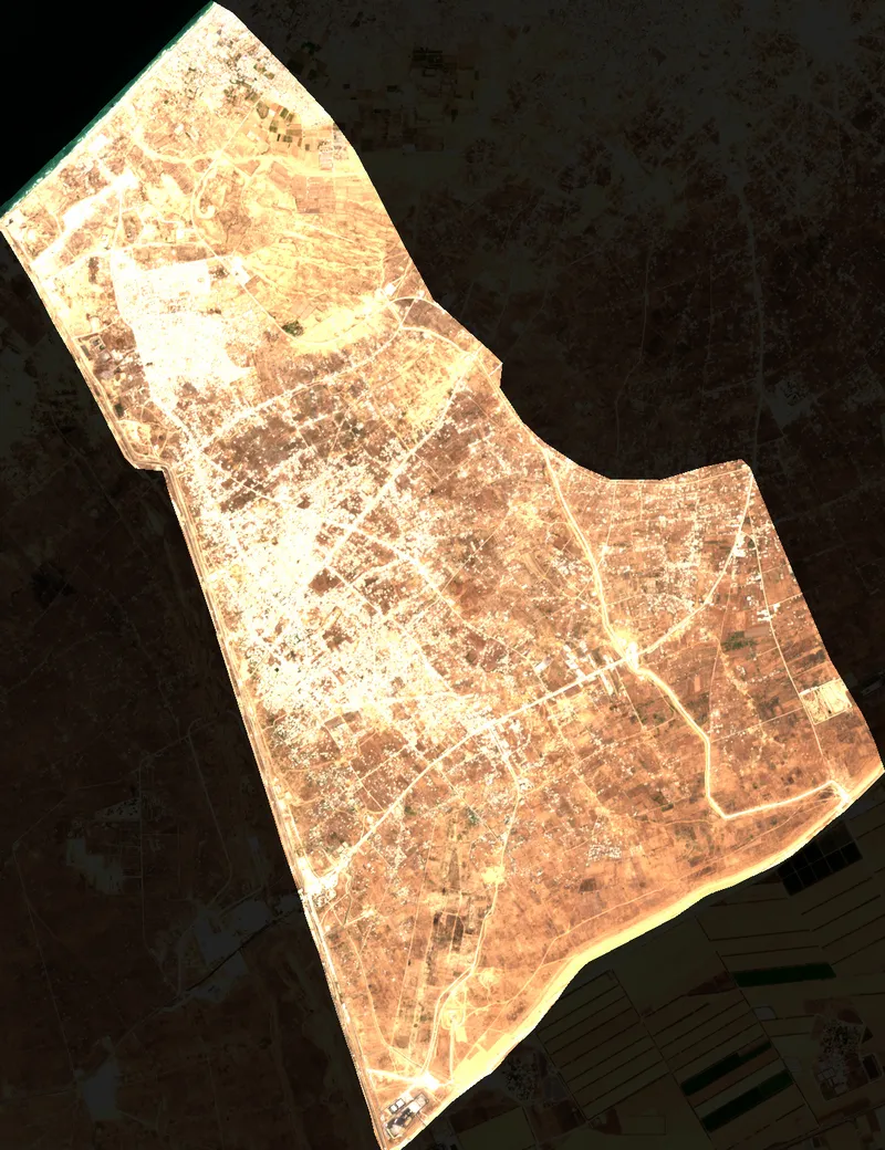 Faded True Color Image - Rafah
