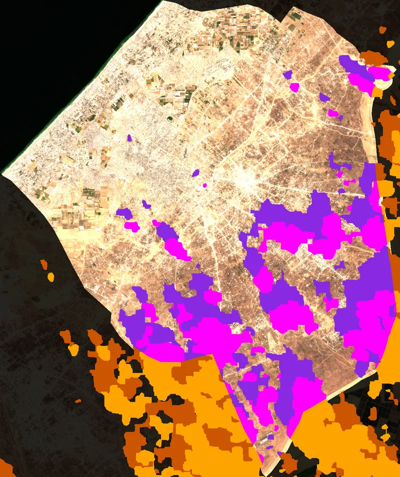 Cloud & Shadow Coverage Overlay - Khan Younis