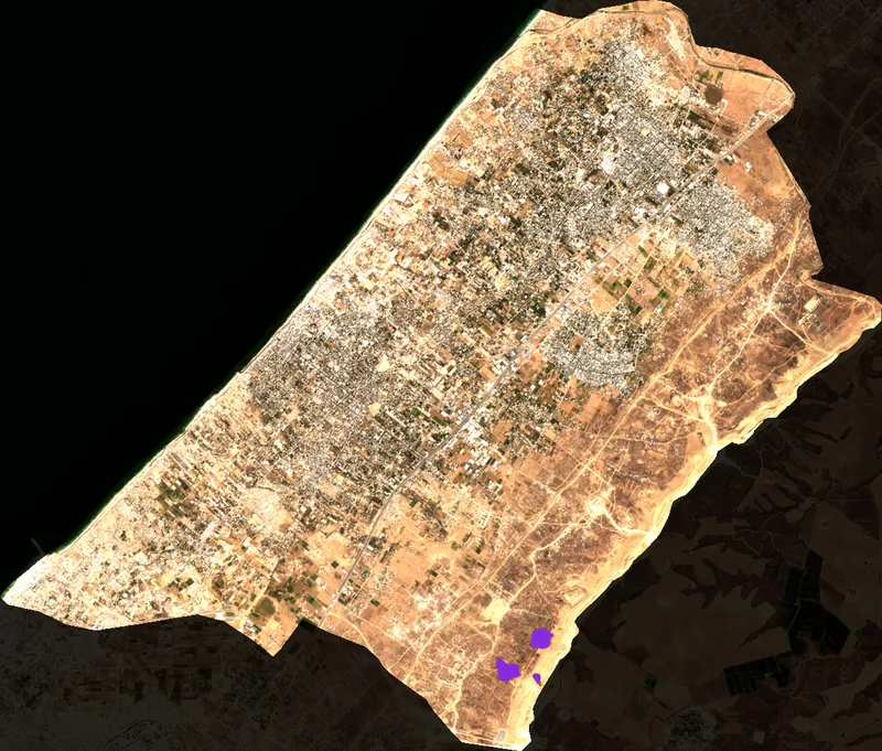 Cloud & Shadow Coverage Overlay - Deir al Balah