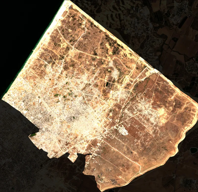 Cloud & Shadow Coverage Overlay - North Gaza