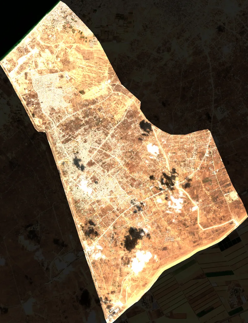 Faded True Color Image - Rafah