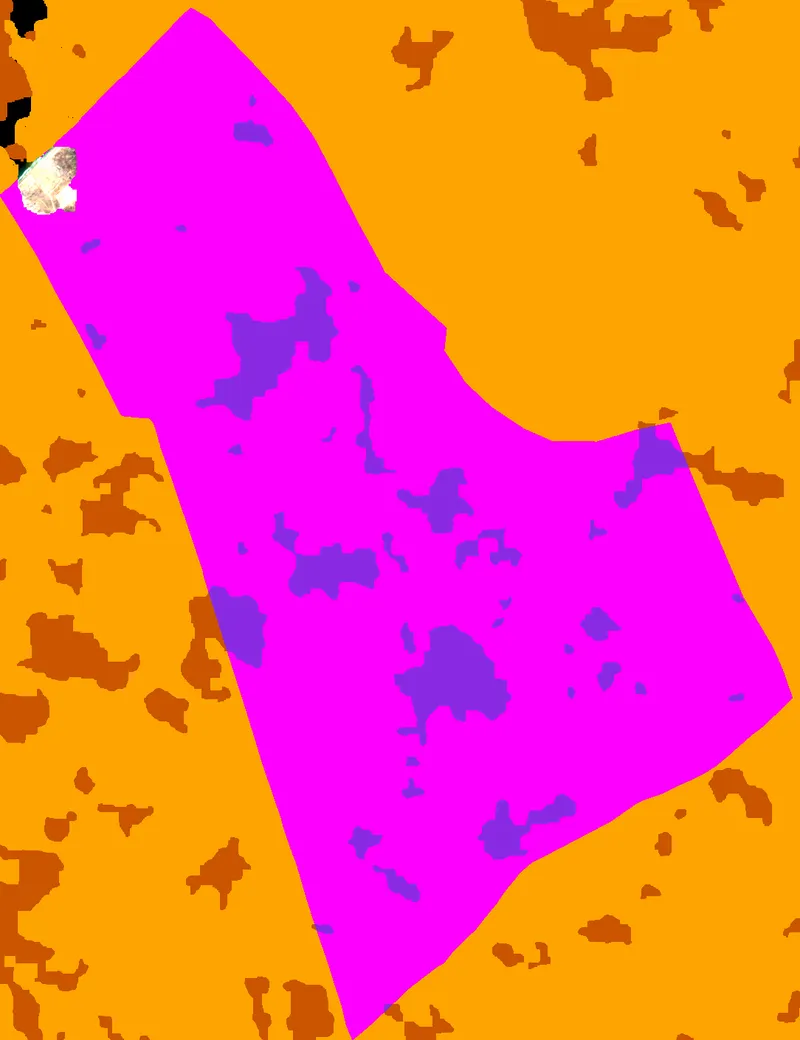 Cloud & Shadow Coverage Overlay - Rafah