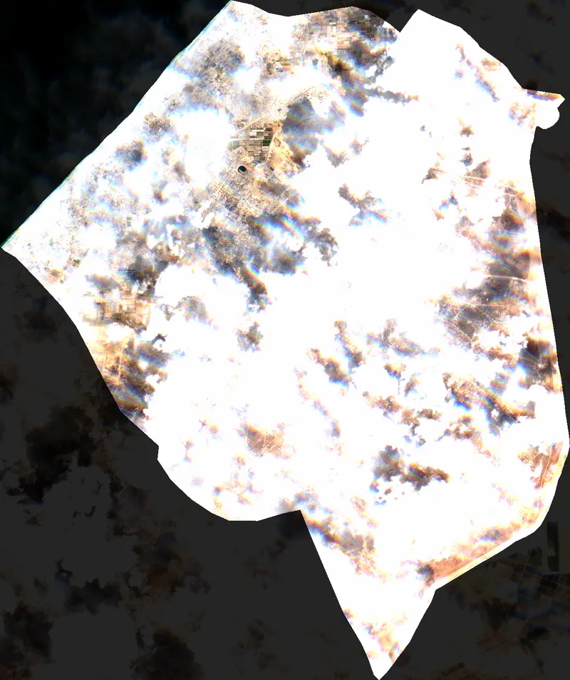 Faded True Color Image - Khan Younis